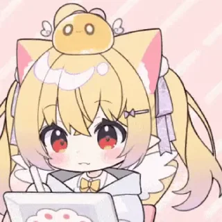 ⭐ emoji 猫耳娘 @Largewarehouse Telegram sticker 9 of 45
