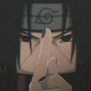 🤔 emoji ITACHI - X || 乛𝐔𝐂𝐇𝐈𝐇𝐀s kang pack Telegram sticker 14 of 91