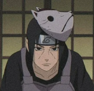 🤔 emoji ITACHI - X || 乛𝐔𝐂𝐇𝐈𝐇𝐀s kang pack Telegram sticker 6 of 91