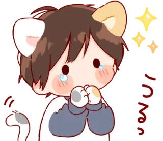 ⭐️ emoji nekomimi  Mr.Days' - Stik @IL0EY Telegram sticker 16 of 24