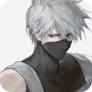 🙂 emoji Kakashi — @stckrRobot Telegram sticker 17 of 26
