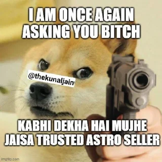 Sticker from Astropay seller @thekunaljain