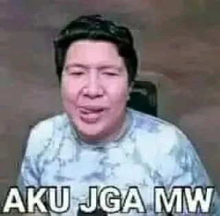 Sticker from Meme ga pake k : @Hopelyi