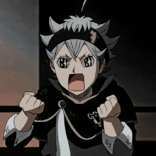 🤔 emoji Black Clover... @xvieravelyn — @stckrRobot Telegram sticker 2 of 87