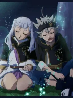 🤔 emoji Black Clover... @xvieravelyn — @stckrRobot Telegram sticker 10 of 87
