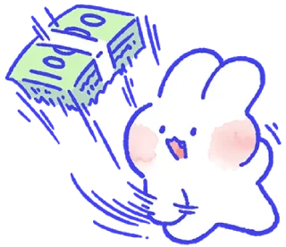 🐰 emoji lovely mongmong! @wearexosticker Telegram sticker 20 of 80