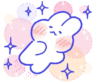 🐰 emoji lovely mongmong! @wearexosticker Telegram sticker 5 of 80