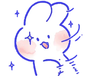 🐰 emoji lovely mongmong! @wearexosticker Telegram sticker 17 of 80