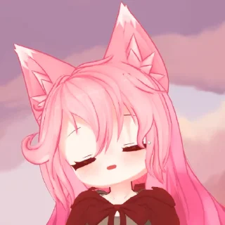 ☺️ emoji 粉毛橘子 @microblock_pub Telegram sticker 10 of 27