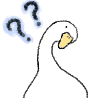 🦆 emoji 毛毛的鴨 @taiwanesestickers Telegram sticker 9 of 40