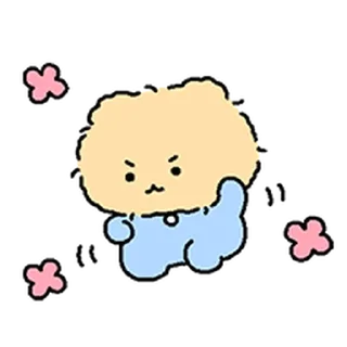 Sticker from 꼬질 망그러진 곰 2 @moe_sticker_bot