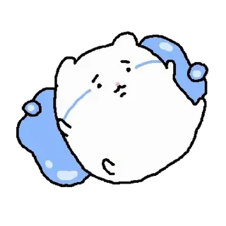 ⭐ emoji 망그러진 햄터 2 @moe_sticker_bot Telegram sticker 21 of 24