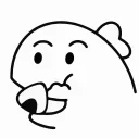 🍙 emoji 小恐龙矢量版 @OverflowCat Telegram sticker 9 of 45