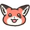 🦊 emoji ₍ Fᥣᥙffy Rᥱɗ F᧐᥊ Eⲙ᧐ji ₎ ˚₊· ♡ @mewsticks Telegram sticker 15 of 40