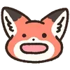 🦊 emoji ₍ Fᥣᥙffy Rᥱɗ F᧐᥊ Eⲙ᧐ji ₎ ˚₊· ♡ @mewsticks Telegram sticker 13 of 40