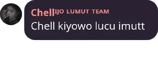 Sticker from IJO LUMUT TEAM UNCH 🥺💐