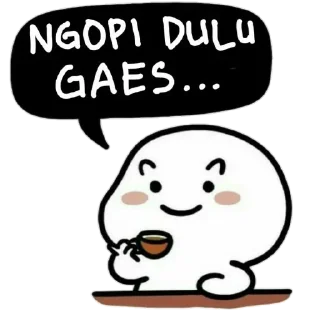 ☕️ emoji Maimai Telegram sticker 7 of 12