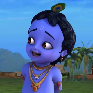 Sticker from Little Krishna @Sumit_Official_01