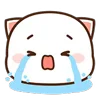 ⭐ emoji Mochi Mochi Peach Cat Emoji @dazvzle Telegram sticker 17 of 40