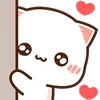 ⭐ emoji Mochi Mochi Peach Cat Emoji @dazvzle Telegram sticker 4 of 40