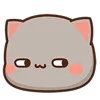 ⭐ emoji Mochi Mochi Peach Cat Emoji @dazvzle Telegram sticker 21 of 40