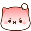 ⭐ emoji Mochi Mochi Peach Cat Emoji @dazvzle Telegram sticker 16 of 40