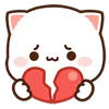 ⭐ emoji Mochi Mochi Peach Cat Emoji @dazvzle Telegram sticker 9 of 40
