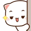 ⭐ emoji Mochi Mochi Peach Cat Emoji @dazvzle Telegram sticker 15 of 40