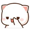 ⭐ emoji Mochi Mochi Peach Cat Emoji @dazvzle Telegram sticker 18 of 40