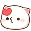 ⭐ emoji Mochi Mochi Peach Cat Emoji @dazvzle Telegram sticker 3 of 40