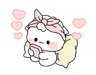 💭 emoji . . . ꒰ ♡ ꒱ @miaaws! 🦭 Telegram sticker 23 of 24