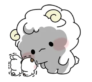 💭 emoji . . . ꒰ ♡ ꒱ @miaaws! 🦭 Telegram sticker 9 of 24