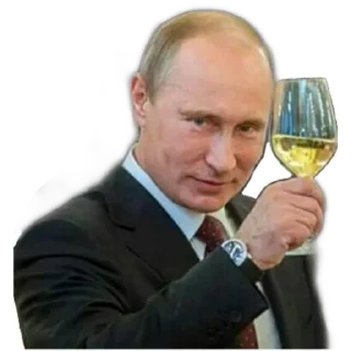 🥂 emoji Putin | @tarahume | @StickerXtara Telegram sticker 11 of 20