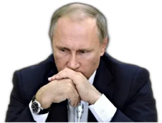 😔 emoji Putin | @tarahume | @StickerXtara Telegram sticker 1 of 20