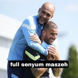 😄 emoji Yan • Man City Telegram sticker 13 of 14