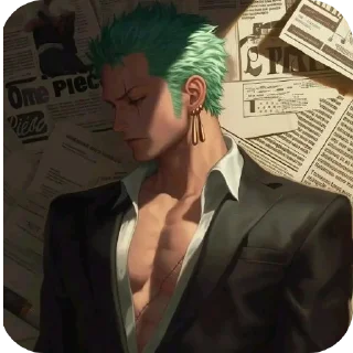 👔 emoji Zoro @Zoroundiety Telegram sticker 10 of 120