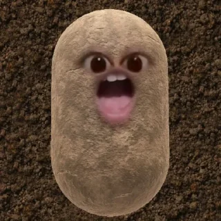 🥔 emoji kentang is potato Telegram sticker 5 of 39