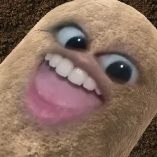 🥔 emoji kentang is potato Telegram sticker 9 of 39