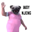 🐶 emoji tuyul punya ali Telegram sticker 22 of 24