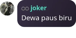 Sticker from Joker game & musik pack by @QuotLyBot
