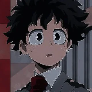 🌿 emoji Midoriya Izuku @nexunussq @rintanghye Telegram sticker 24 of 57