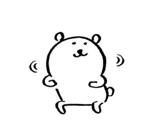 💃 emoji 對自己吐槽的白熊(動態2) Telegram sticker 8 of 24