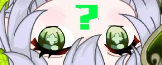 🤔 emoji 纳西妲 Telegram sticker 13 of 20