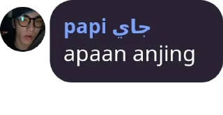 Sticker from papi sange