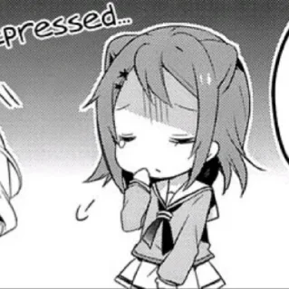 😔 emoji Bandori Manga by @akkinior Telegram sticker 7 of 120