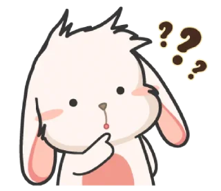 🐰 emoji Daily life of Loppie! — @slyhterin Telegram sticker 9 of 41