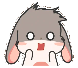 🐰 emoji Daily life of Loppie! — @slyhterin Telegram sticker 16 of 41
