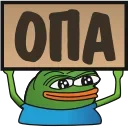 👌 emoji 🐸 Pepe's sign @Emoji_Club @GimmeStickerBot Telegram sticker 21 of 78
