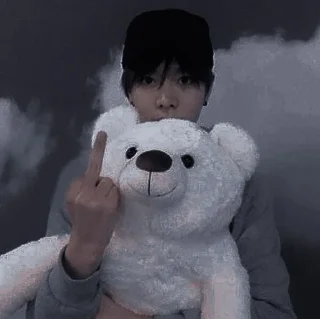 🖕 emoji Yuta by @wearexo Telegram sticker 6 of 21