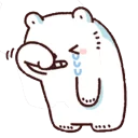 😭 emoji 白白日記，哇哇哇！ Telegram sticker 5 of 24